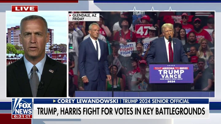 Trump is hitting battleground states while Kamala ‘hides in the basement’: Corey Lewandowski