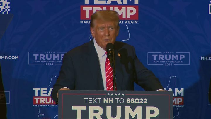 Trump mixes up Nikki Haley with Nancy Pelosi at New Hampshire rally