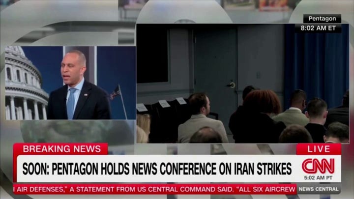 Hakeem Jeffries predicts Iran operation will 