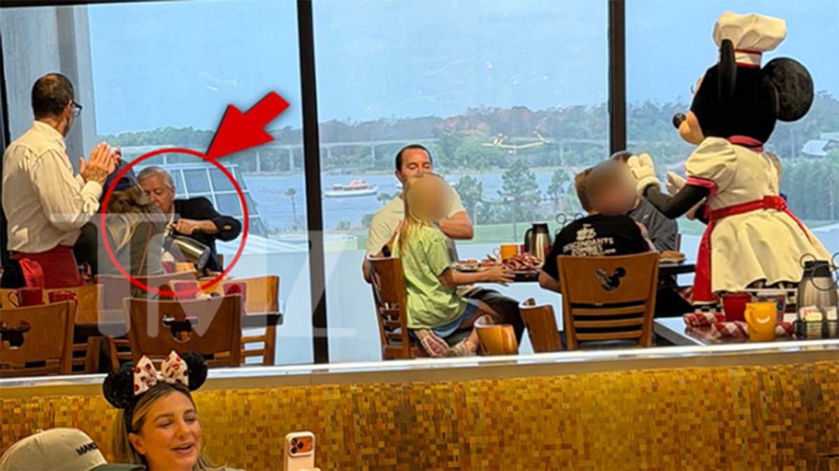 Sen. Lindsey Graham, R-S.C., at Disney World. Credit TMZ