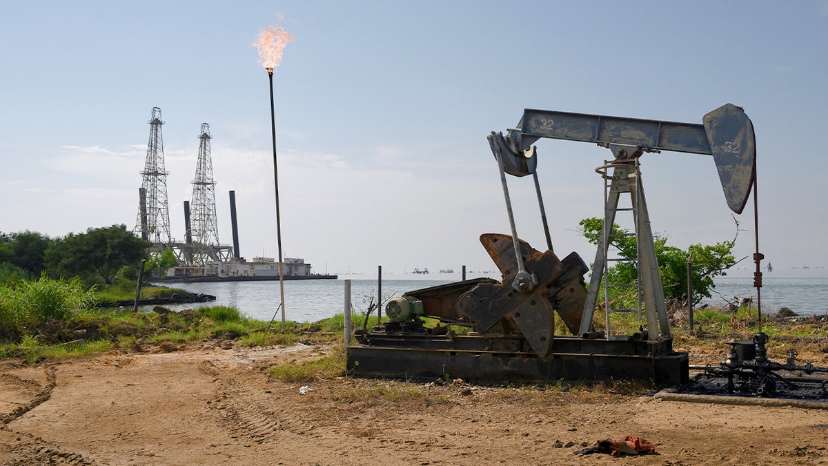 Oil pumpjack in Venezuela