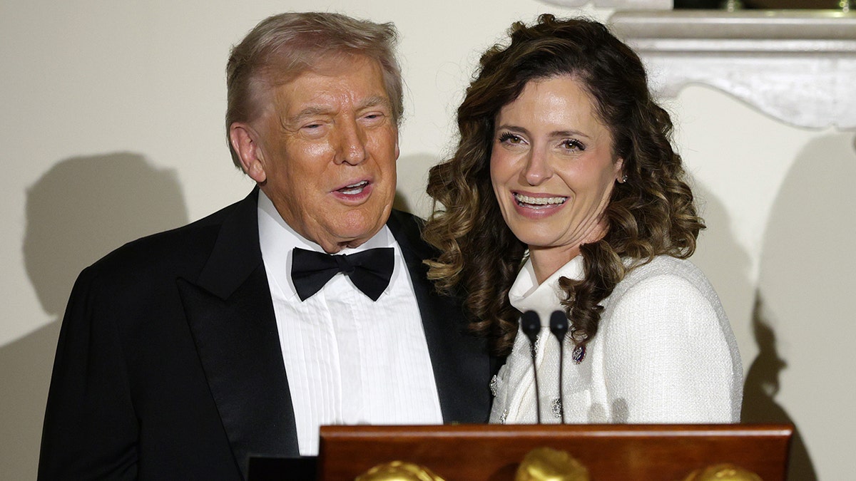 President Donald Trump and Rep. Julia Letlow