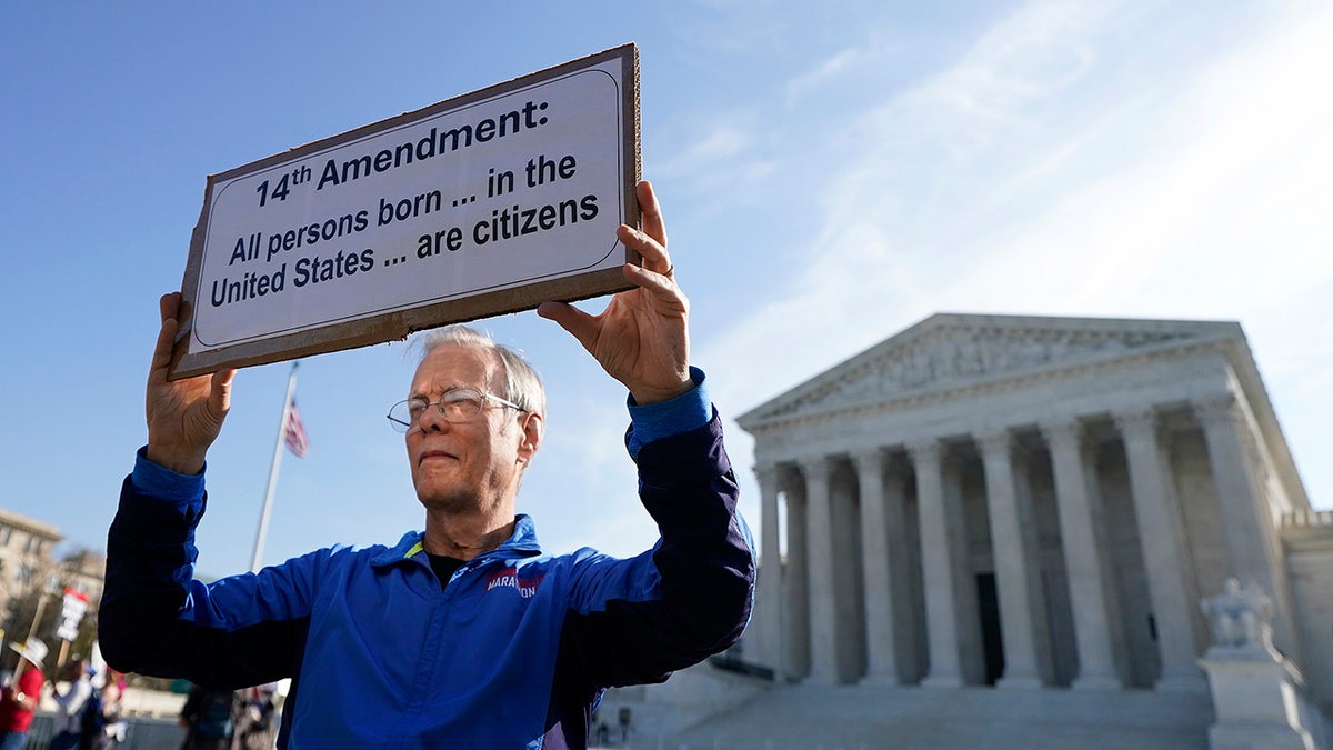 Supreme Court protester