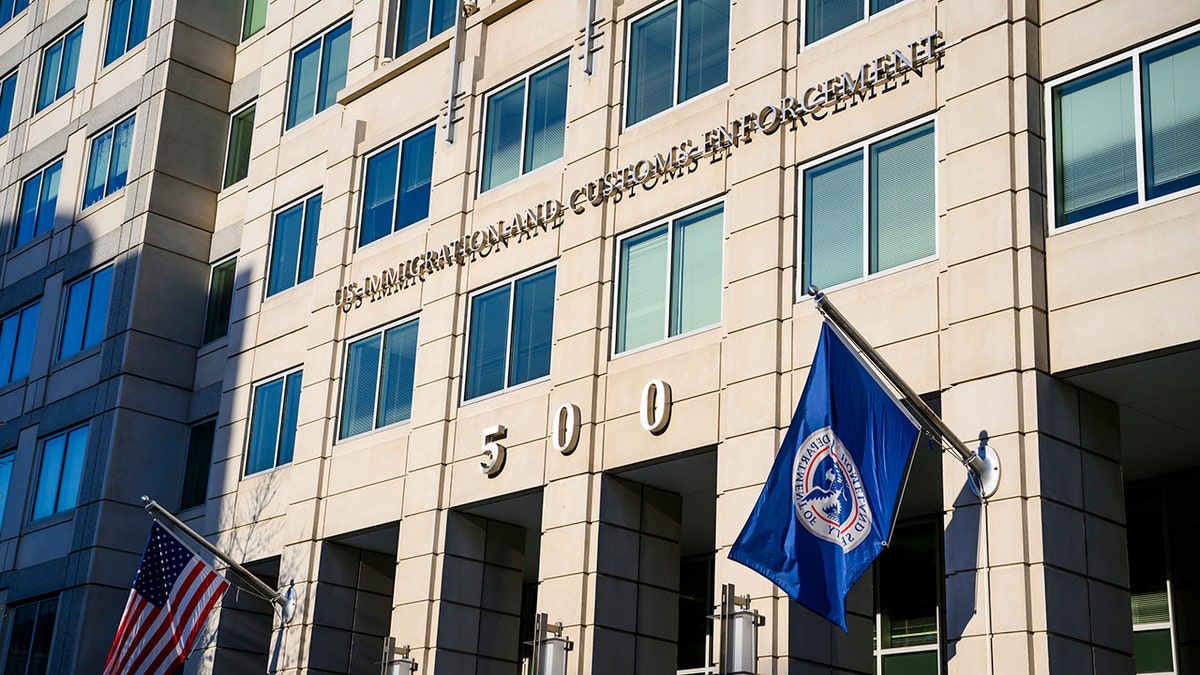 U.S. Immigration and Customs Enforcement headquarters building in Washington, D.C.